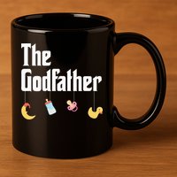 Godfather Godson Goddaughter Godchild Godparent 11oz C Handle Ceramic Mug