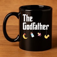 Godfather Godson Goddaughter Godchild Godparent 11oz C Handle Ceramic Mug