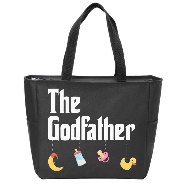 Godfather Godson Goddaughter Godchild Godparent Zip Tote Bag