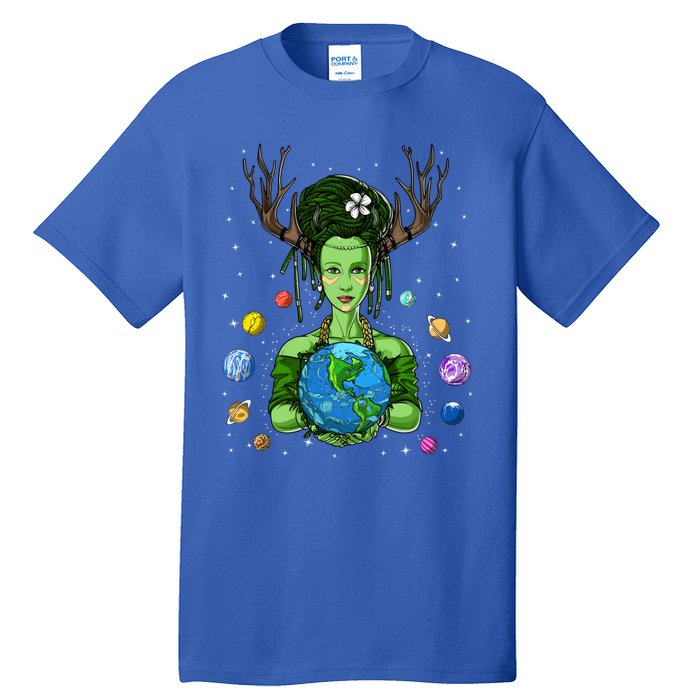 Gaia Greek Goddess Mother Earth Day Hippie Environt Witch Gift Tall T-Shirt