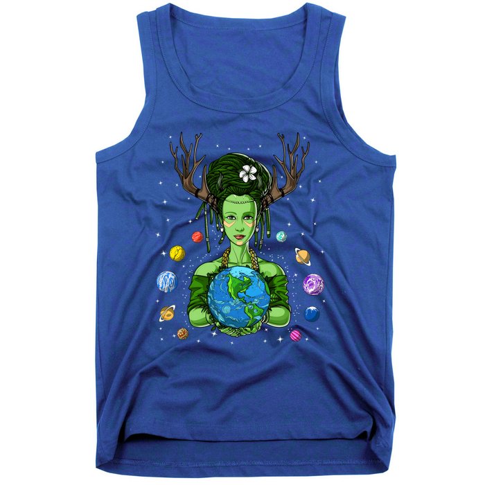 Gaia Greek Goddess Mother Earth Day Hippie Environt Witch Gift Tank Top