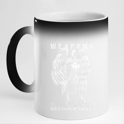 God Gave His Archangels Weapons 11oz Black Color Changing Mug