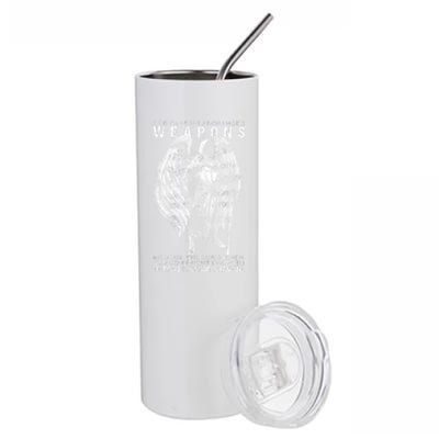 God Gave His Archangels Weapons Stainless Steel Tumbler