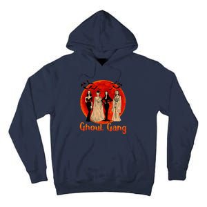 Ghoul Gang Horror Goth Queens Halloween Bride Funny Retro Tall Hoodie