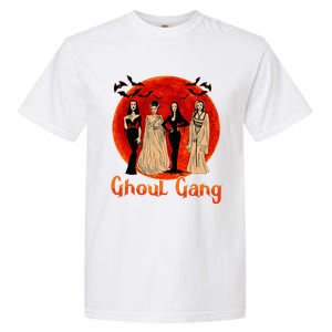 Ghoul Gang Horror Goth Queens Halloween Bride Funny Retro Garment-Dyed Heavyweight T-Shirt