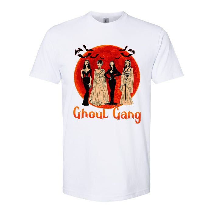 Ghoul Gang Horror Goth Queens Halloween Bride Funny Retro Softstyle CVC T-Shirt