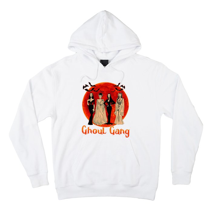 Ghoul Gang Horror Goth Queens Halloween Bride Funny Retro Hoodie