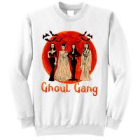 Ghoul Gang Horror Goth Queens Halloween Bride Funny Retro Sweatshirt