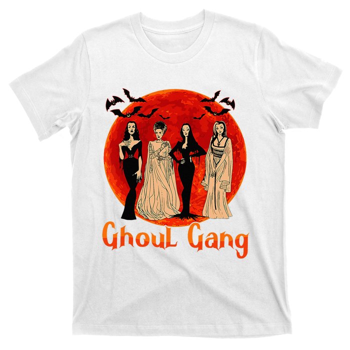 Ghoul Gang Horror Goth Queens Halloween Bride Funny Retro T-Shirt