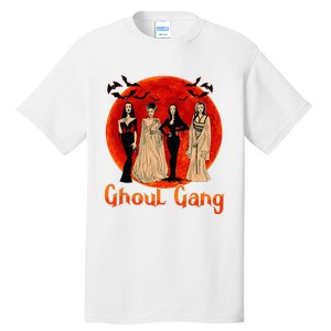 Ghoul Gang Horror Goth Queens Halloween Bride Funny Retro Tall T-Shirt