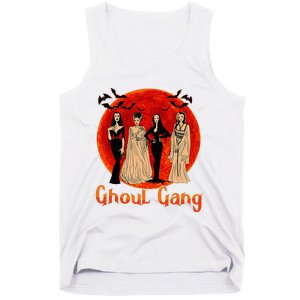 Ghoul Gang Horror Goth Queens Halloween Bride Funny Retro Tank Top