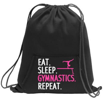 Gymnastics Gymnast Handstand Tumbling Sweatshirt Cinch Pack Bag