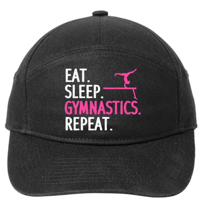 Gymnastics Gymnast Handstand Tumbling 7-Panel Snapback Hat