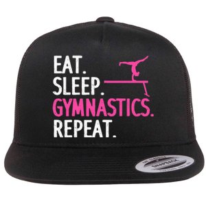 Gymnastics Gymnast Handstand Tumbling Flat Bill Trucker Hat