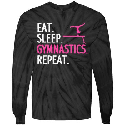 Gymnastics Gymnast Handstand Tumbling Tie-Dye Long Sleeve Shirt