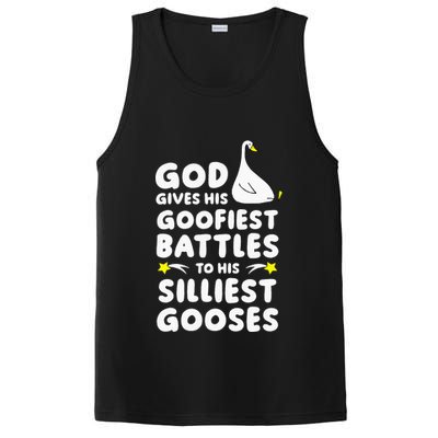 God Gives His Goofiest Battles To His Silliest Gooses PosiCharge Competitor Tank