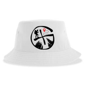 Geocaching Geocache Hiking Outdoors Sustainable Bucket Hat