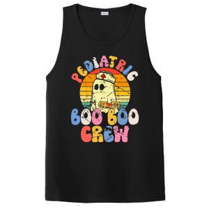 Groovy Ghost Halloween Pediatric RN Nurse Boo Boo Crew PosiCharge Competitor Tank