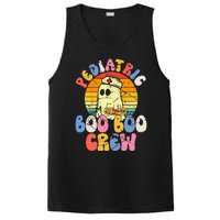 Groovy Ghost Halloween Pediatric RN Nurse Boo Boo Crew PosiCharge Competitor Tank