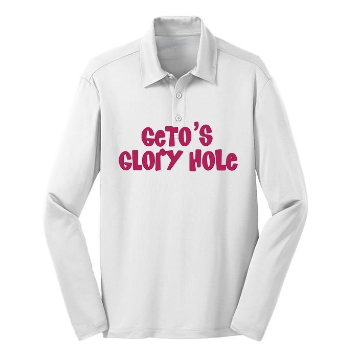 Getos Glory Hole Silk Touch Performance Long Sleeve Polo