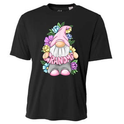 Gnome Grandma Happy Easter Day Art Flower For Mom Gnomies Cooling Performance Crew T-Shirt