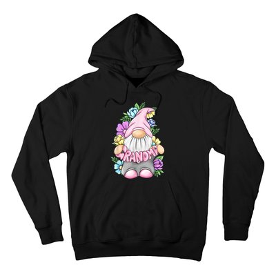 Gnome Grandma Happy Easter Day Art Flower For Mom Gnomies Hoodie