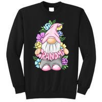 Gnome Grandma Happy Easter Day Art Flower For Mom Gnomies Sweatshirt