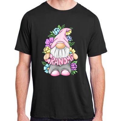 Gnome Grandma Happy Easter Day Art Flower For Mom Gnomies Adult ChromaSoft Performance T-Shirt