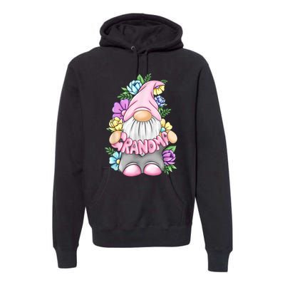 Gnome Grandma Happy Easter Day Art Flower For Mom Gnomies Premium Hoodie