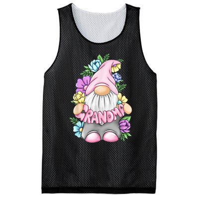 Gnome Grandma Happy Easter Day Art Flower For Mom Gnomies Mesh Reversible Basketball Jersey Tank