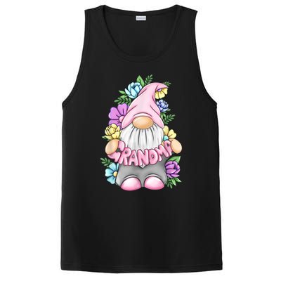 Gnome Grandma Happy Easter Day Art Flower For Mom Gnomies PosiCharge Competitor Tank