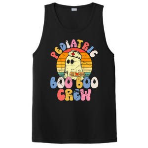 Groovy Ghost Halloween Pediatric Rn Nurse Boo Boo Crew Gift PosiCharge Competitor Tank