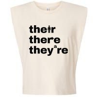 Grammar Geek Hilarious English Classroom Humor Garment-Dyed Women's Muscle Tee