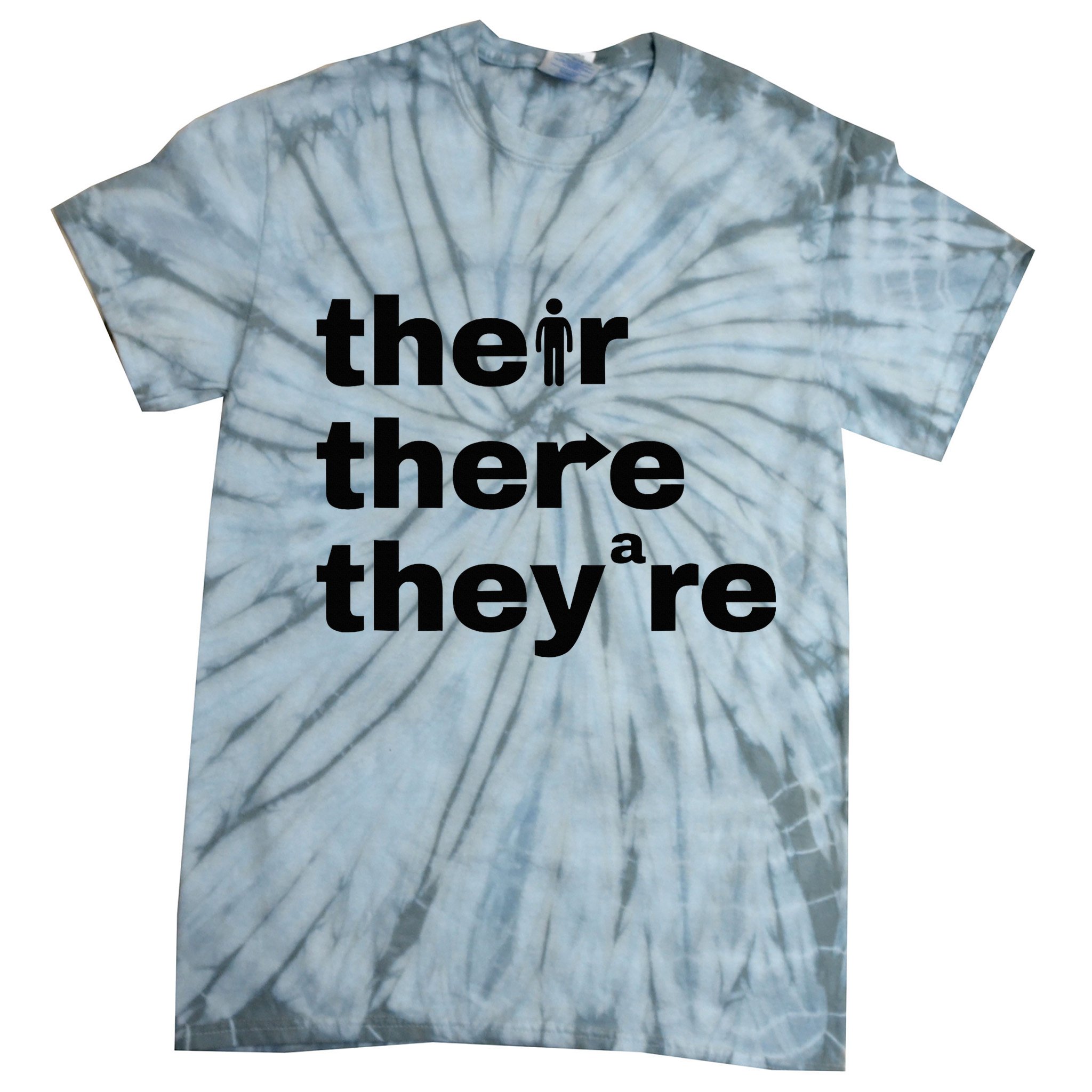 Grammar Geek Hilarious English Classroom Humor Tie-Dye T-Shirt