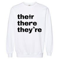 Grammar Geek Hilarious English Classroom Humor Garment-Dyed Sweatshirt