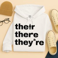 Grammar Geek Hilarious English Classroom Humor Hoodie
