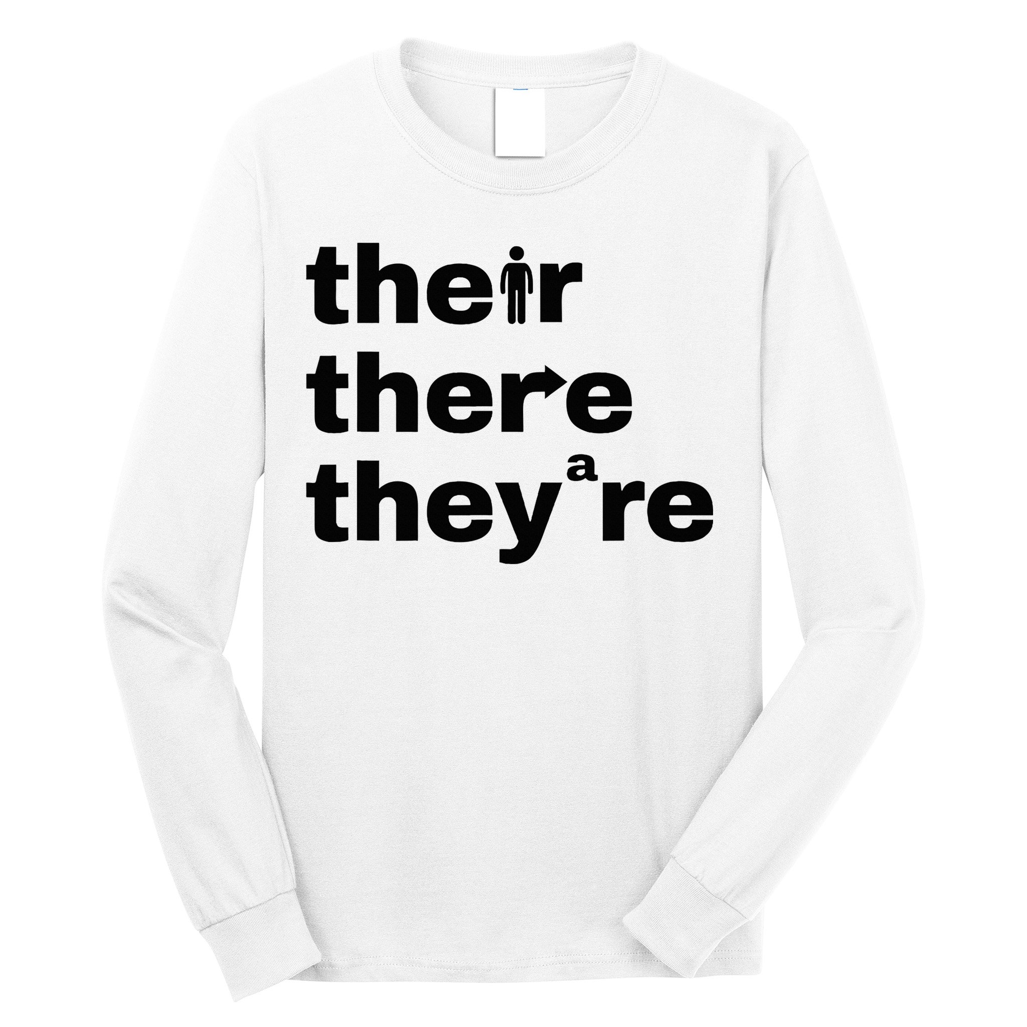 Grammar Geek Hilarious English Classroom Humor Long Sleeve Shirt