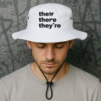 Grammar Geek Hilarious English Classroom Humor Bucket Hat