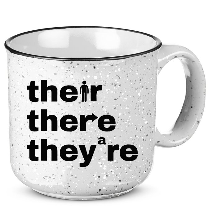 Grammar Geek Hilarious English Classroom Humor 15oz Campfire Ceramic Mug