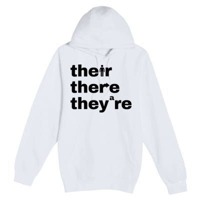 Grammar Geek Hilarious English Classroom Humor Premium Pullover Hoodie