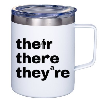 Grammar Geek Hilarious English Classroom Humor 12oz Stainless Steel Coffee Mug