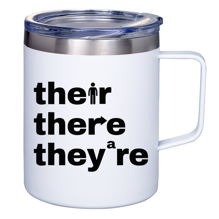 Grammar Geek Hilarious English Classroom Humor 12oz Stainless Steel Coffee Mug