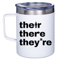 Grammar Geek Hilarious English Classroom Humor 12oz Stainless Steel Coffee Mug