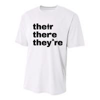 Grammar Geek Hilarious English Classroom Humor Youth Performance Sprint T-Shirt