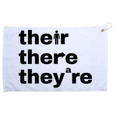 Grammar Geek Hilarious English Classroom Humor Grommeted Golf Towel