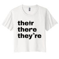 Grammar Geek Hilarious English Classroom Humor Crop Top