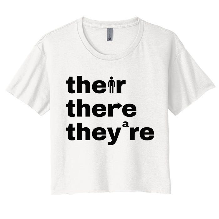 Grammar Geek Hilarious English Classroom Humor Crop Top