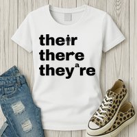 Grammar Geek Hilarious English Classroom Humor Womens T-Shirt