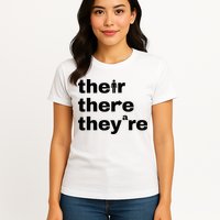 Grammar Geek Hilarious English Classroom Humor Womens T-Shirt