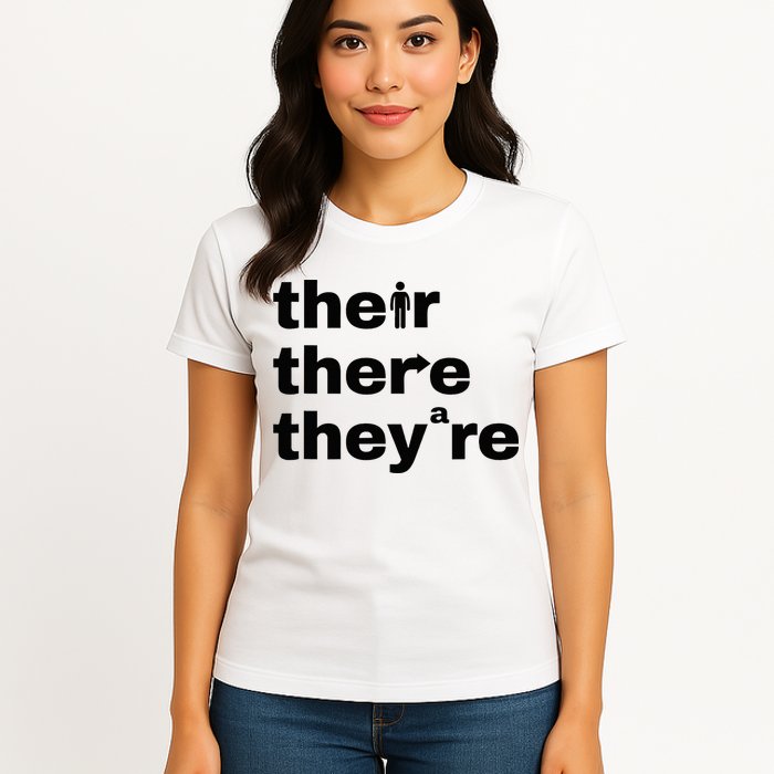 Grammar Geek Hilarious English Classroom Humor Womens T-Shirt